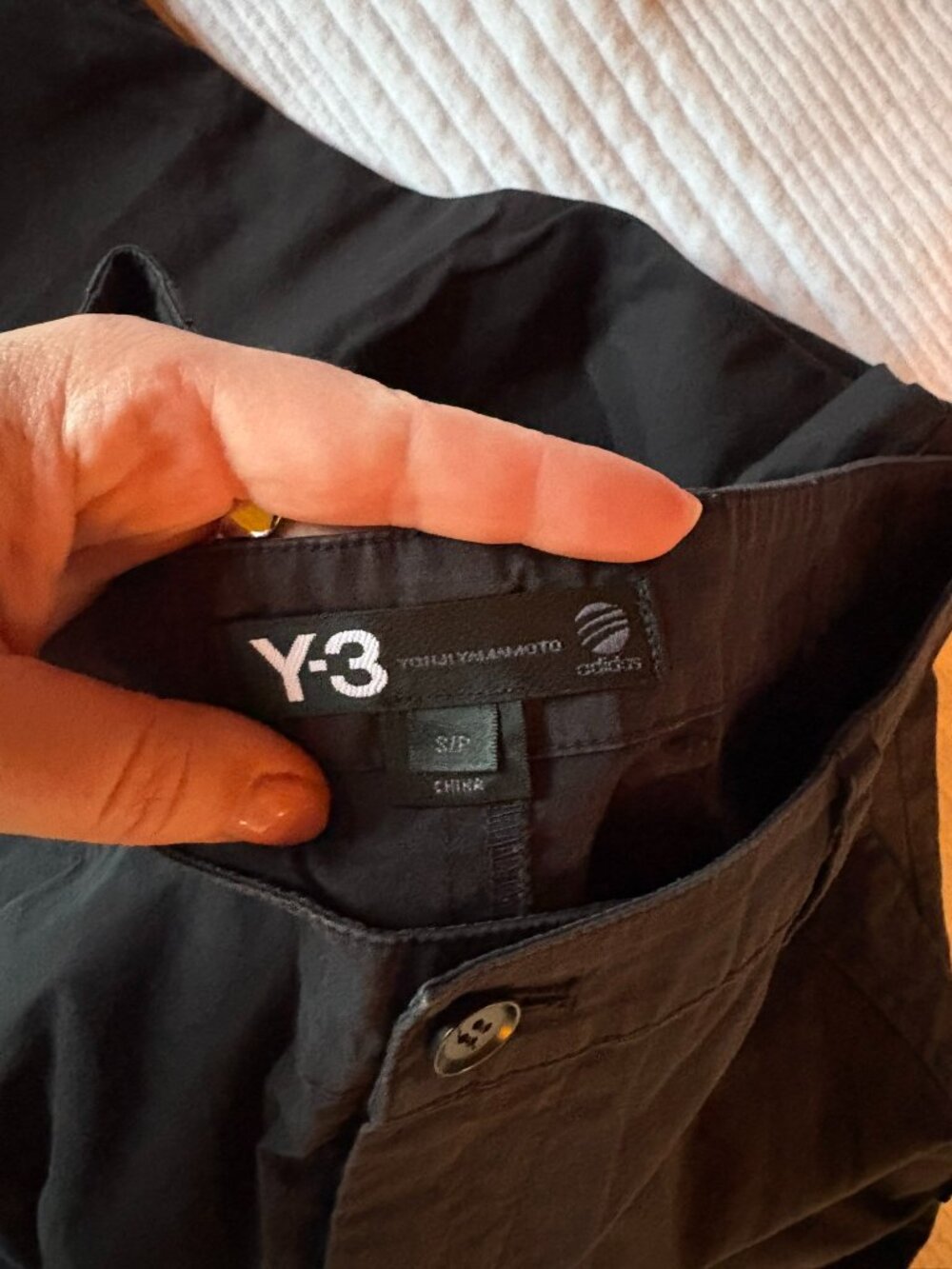 Y-3 Adidas Drop-Crotch Men's Pant Size S